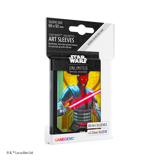 Star Wars: Unlimited Art Sleeves Darth Maul - Bọc bài nghệ thuật cao cấp - Gamegenic