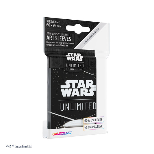 Star Wars: Unlimited Art Sleeves Card Back White - Bọc Bài Nghệ Thuật Cao Cấp - Gamegenic