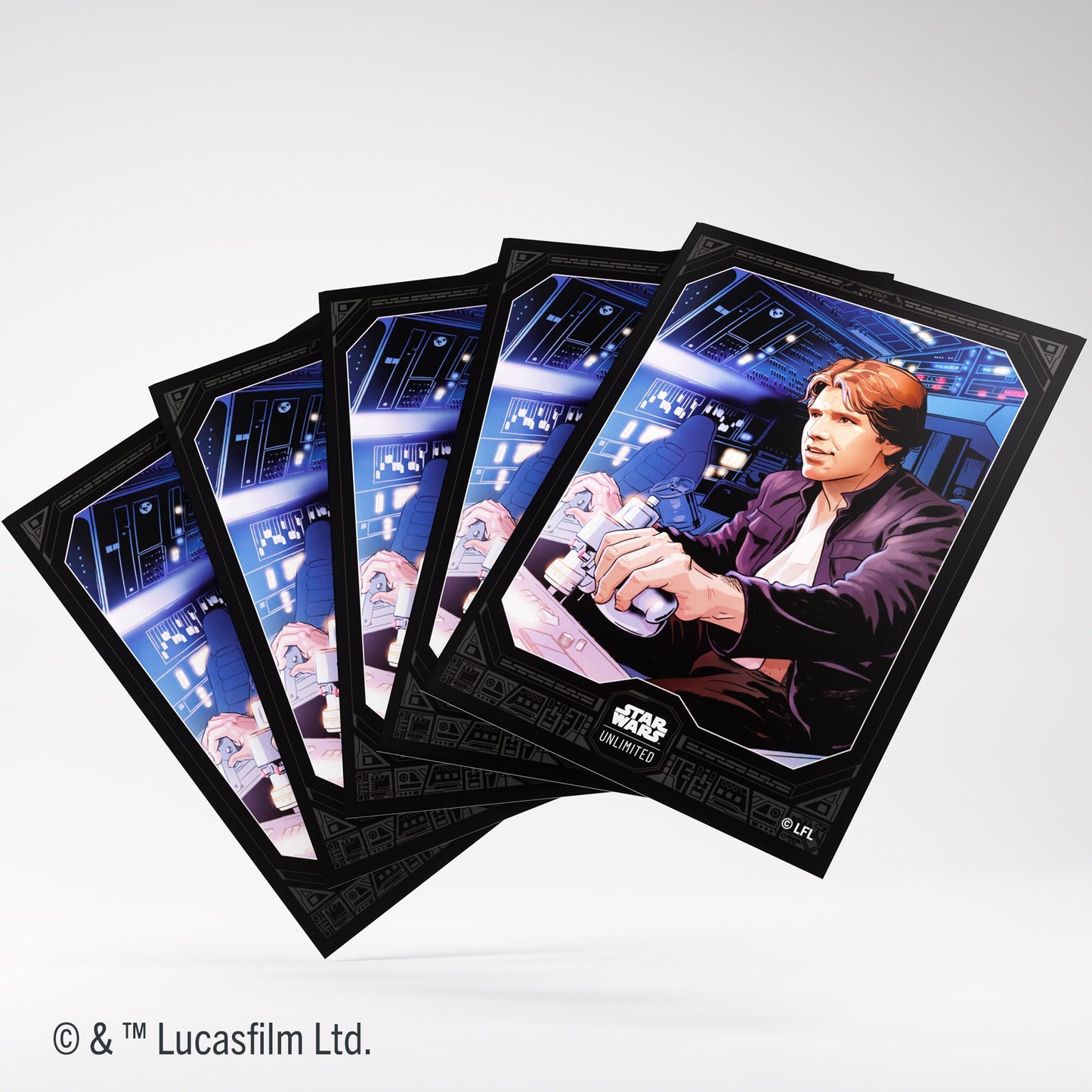 Star Wars: Unlimited Premium Art Sleeve Han Solo - Bao Bảo Vệ Thẻ Bài Gamegenic