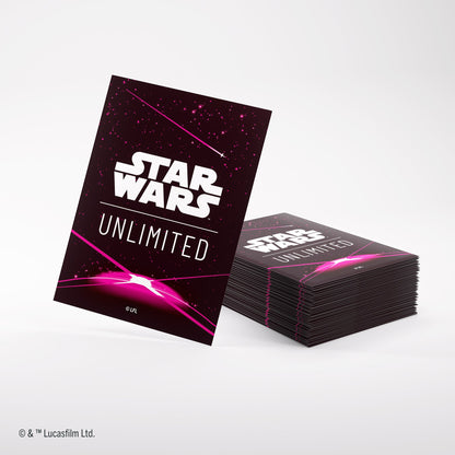 Star Wars: Unlimited Premium Art Sleeve Card Back Magenta - Bọc bài cao cấp - Gamegenic