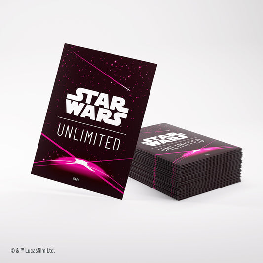 Star Wars: Unlimited Premium Art Sleeve Card Back Magenta - Bọc bài cao cấp - Gamegenic