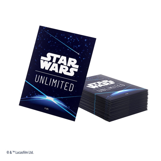 Star Wars: Unlimited Art Sleeves - Cardback Blue | Bọc bài TCG Cao Cấp Gamegenic