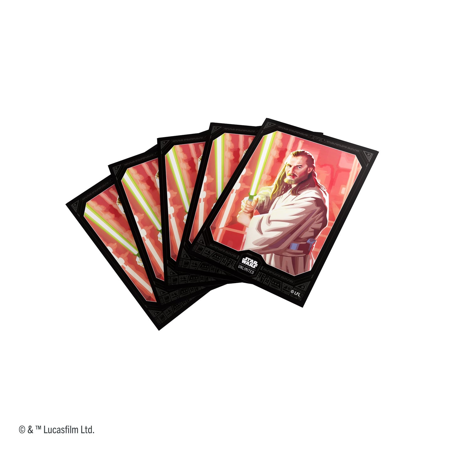 Star Wars: Unlimited Premium Art Sleeve - Qui-Gon Jinn | Bọc Bài TCG Cao Cấp Gamegenic