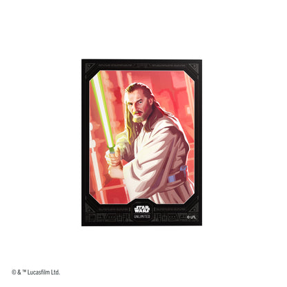 Star Wars: Unlimited Premium Art Sleeve - Qui-Gon Jinn | Bọc Bài TCG Cao Cấp Gamegenic