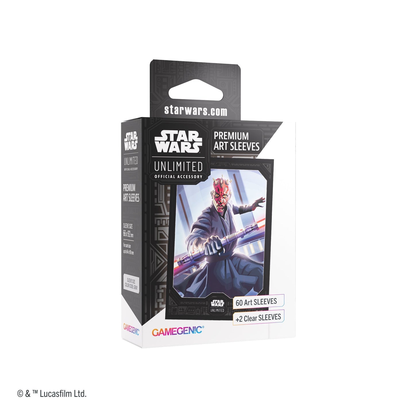 Star Wars: Unlimited Premium Art Sleeve - Darth Maul - Bọc Bài Nghệ Thuật Cao Cấp Gamegenic