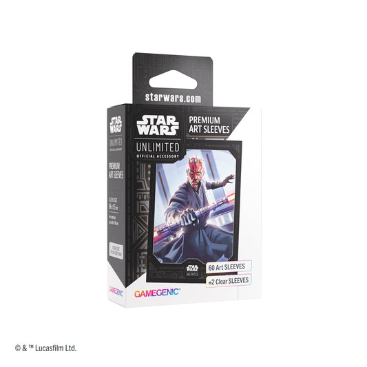 Star Wars: Unlimited Premium Art Sleeve - Darth Maul - Bọc Bài Nghệ Thuật Cao Cấp Gamegenic