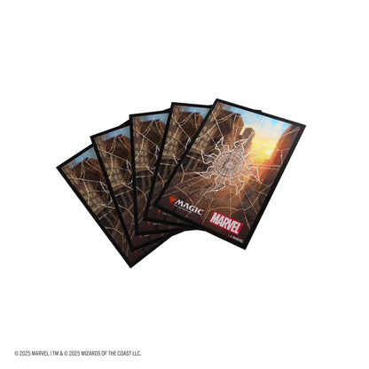 Magic: The Gathering | Marvel's Spider-Man Premium Art Sleeves - Spider-Man Plains - Túi bọc bài cao cấp Gamegenic - Hình ảnh sản phẩm