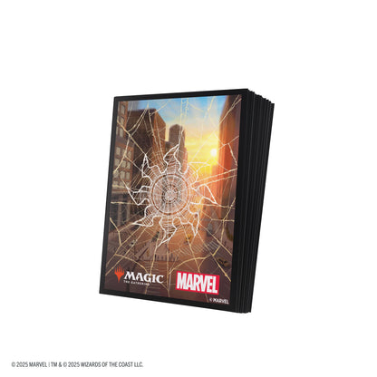 Magic: The Gathering | Marvel's Spider-Man Premium Art Sleeves - Spider-Man Plains - Túi bọc bài cao cấp Gamegenic - Hình ảnh chi tiết 2