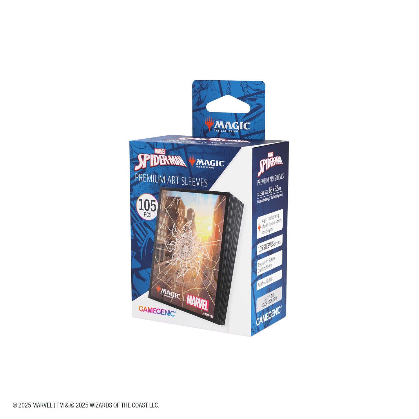 Magic: The Gathering | Marvel's Spider-Man Premium Art Sleeves - Spider-Man Plains - Túi bọc bài cao cấp Gamegenic - Hình ảnh bổ sung 6