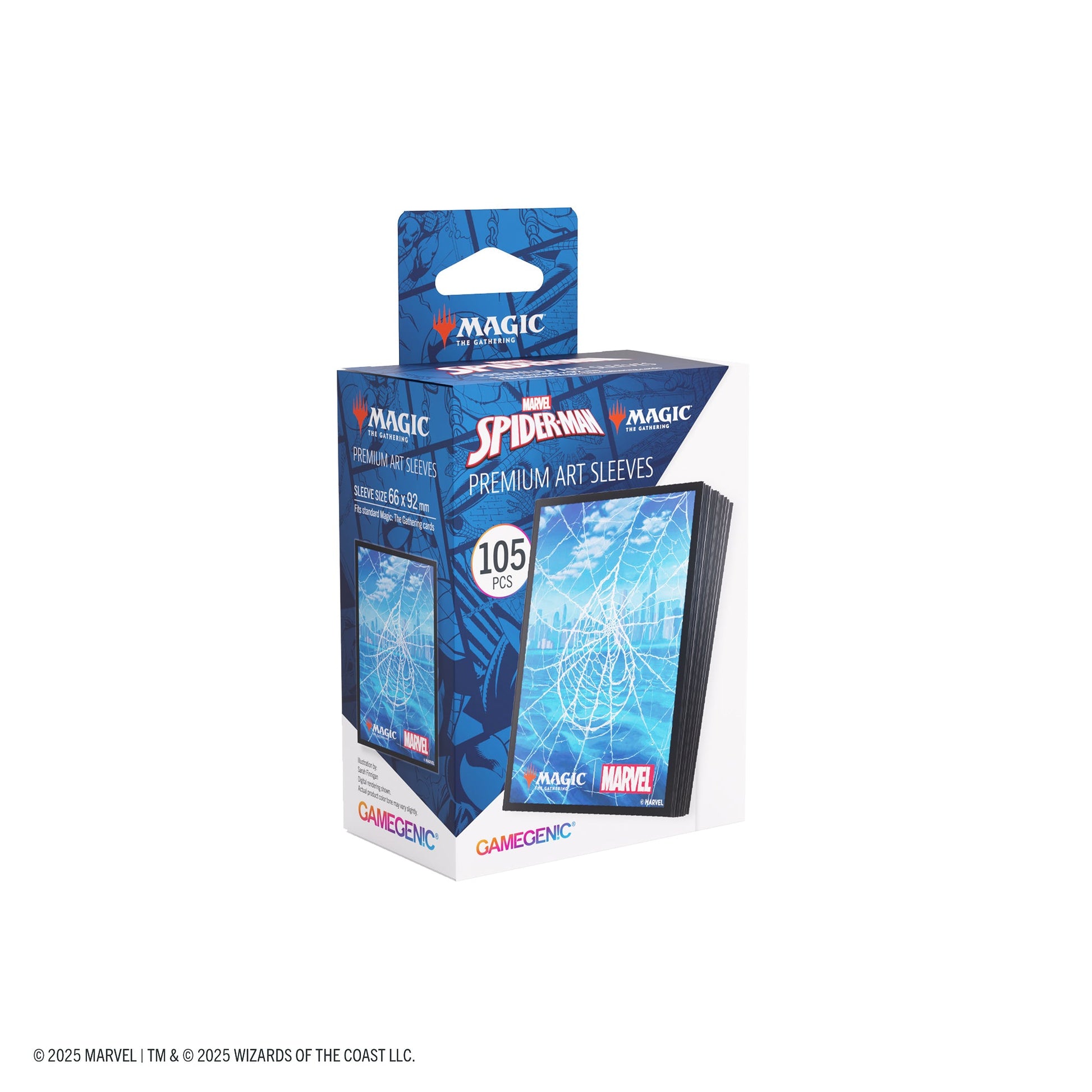 Magic: The Gathering | Marvel's Spider-Man Premium Art Sleeves - Spider-Man Island | Bọc Bài Nghệ Thuật Cao Cấp Gamegenic - Hình ảnh bổ sung 4