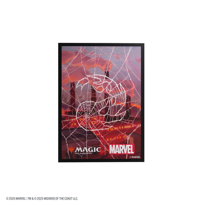 Magic: The Gathering | Marvel's Spider-Man Premium Art Sleeves - Spider-Man Mountain | Bọc bài bảo vệ cao cấp Gamegenic - Góc nhìn khác 3