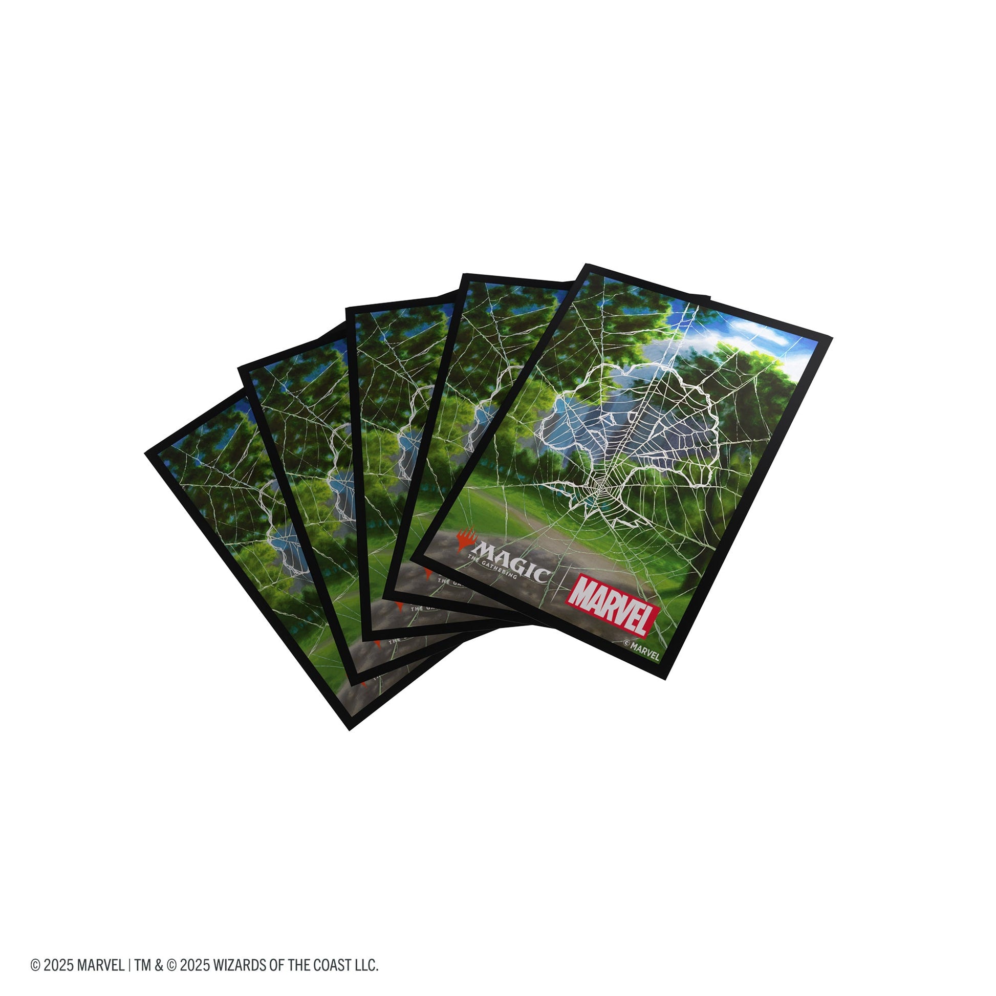 Magic: The Gathering | Marvel's Spider-Man Premium Art Sleeves - Spider-Man Forest - Túi bọc bài cao cấp Gamegenic - Hình ảnh sản phẩm