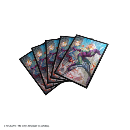Magic: The Gathering | Marvel's Spider-Man Premium Art Sleeves - Green Goblin - Bọc bài cao cấp - Gamegenic - Hình ảnh sản phẩm