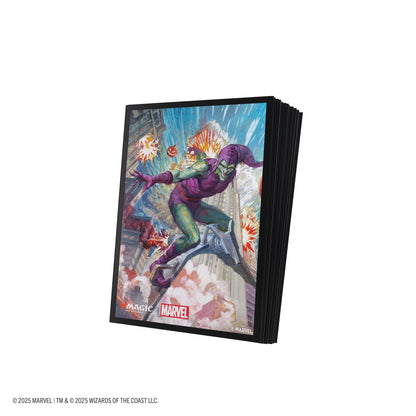 Magic: The Gathering | Marvel's Spider-Man Premium Art Sleeves - Green Goblin - Bọc bài cao cấp - Gamegenic - Hình ảnh chi tiết 2