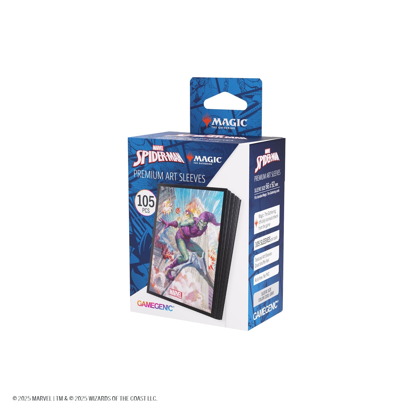Magic: The Gathering | Marvel's Spider-Man Premium Art Sleeves - Green Goblin - Bọc bài cao cấp - Gamegenic - Hình ảnh bổ sung 6