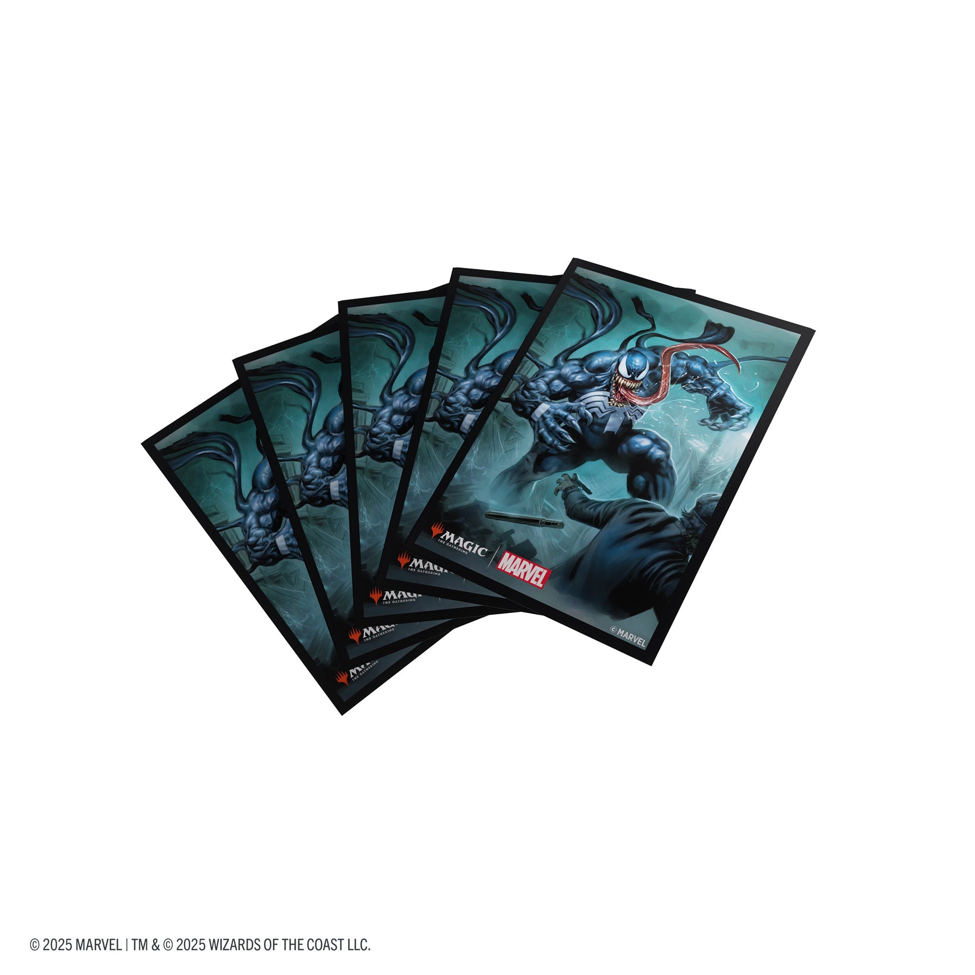 Magic: The Gathering | Marvel's Spider-Man Premium Art Sleeves - Venom - Túi bọc bài cao cấp Gamegenic - Hình ảnh sản phẩm