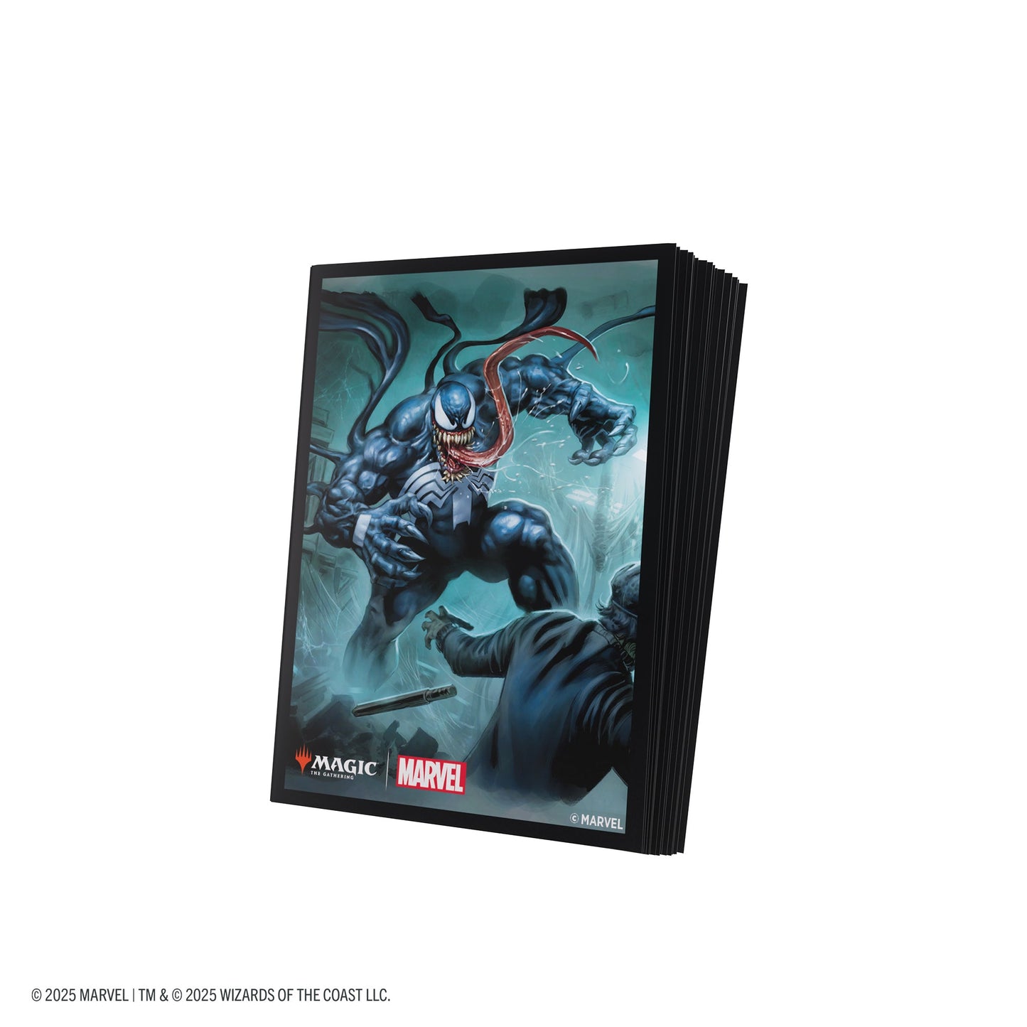 Magic: The Gathering | Marvel's Spider-Man Premium Art Sleeves - Venom - Túi bọc bài cao cấp Gamegenic - Hình ảnh chi tiết 2
