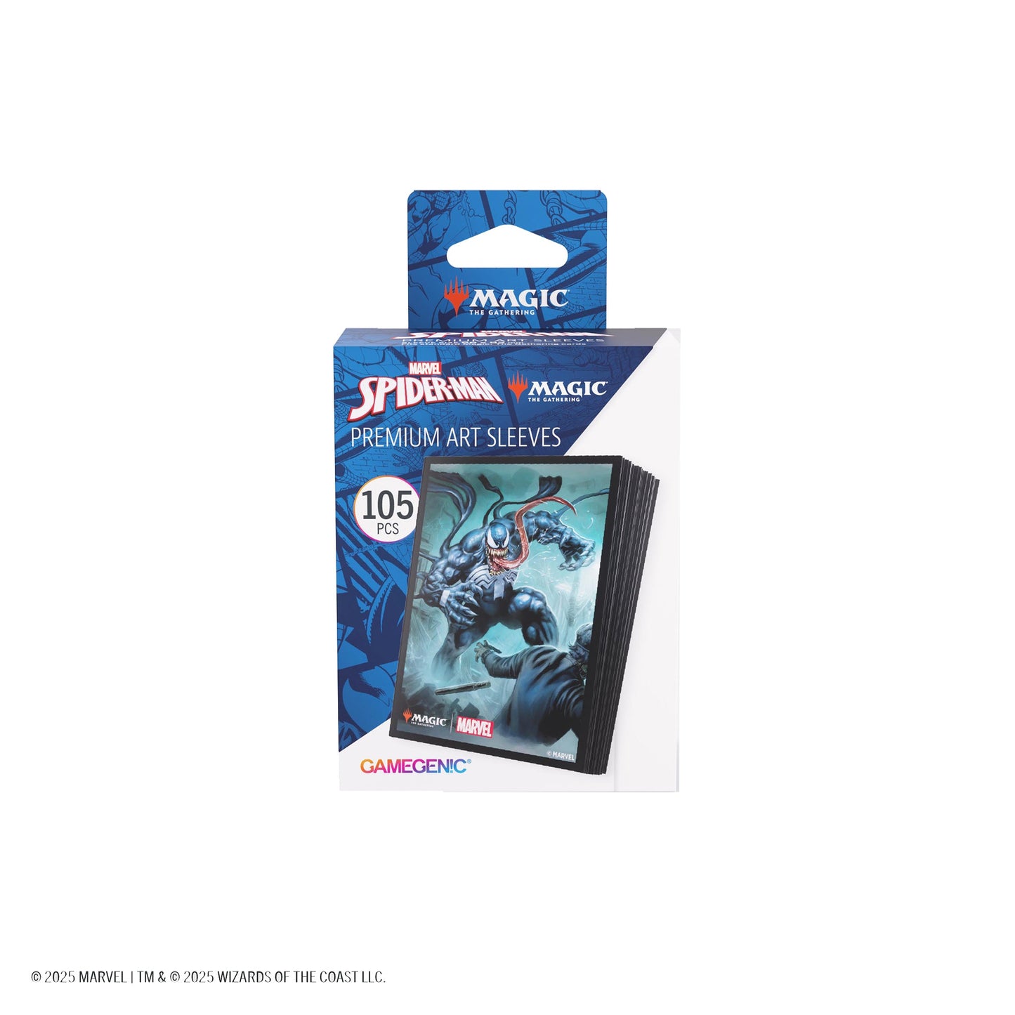 Magic: The Gathering | Marvel's Spider-Man Premium Art Sleeves - Venom - Túi bọc bài cao cấp Gamegenic - Hình ảnh bổ sung 5