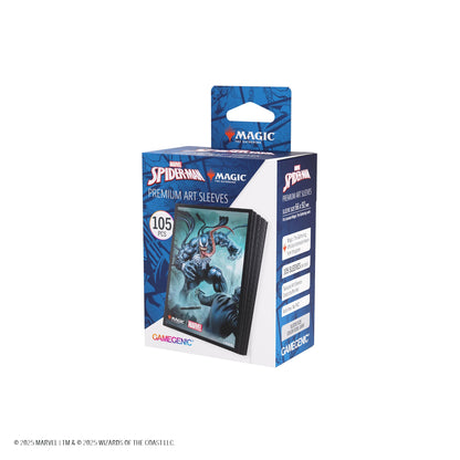 Magic: The Gathering | Marvel's Spider-Man Premium Art Sleeves - Venom - Túi bọc bài cao cấp Gamegenic - Hình ảnh bổ sung 6