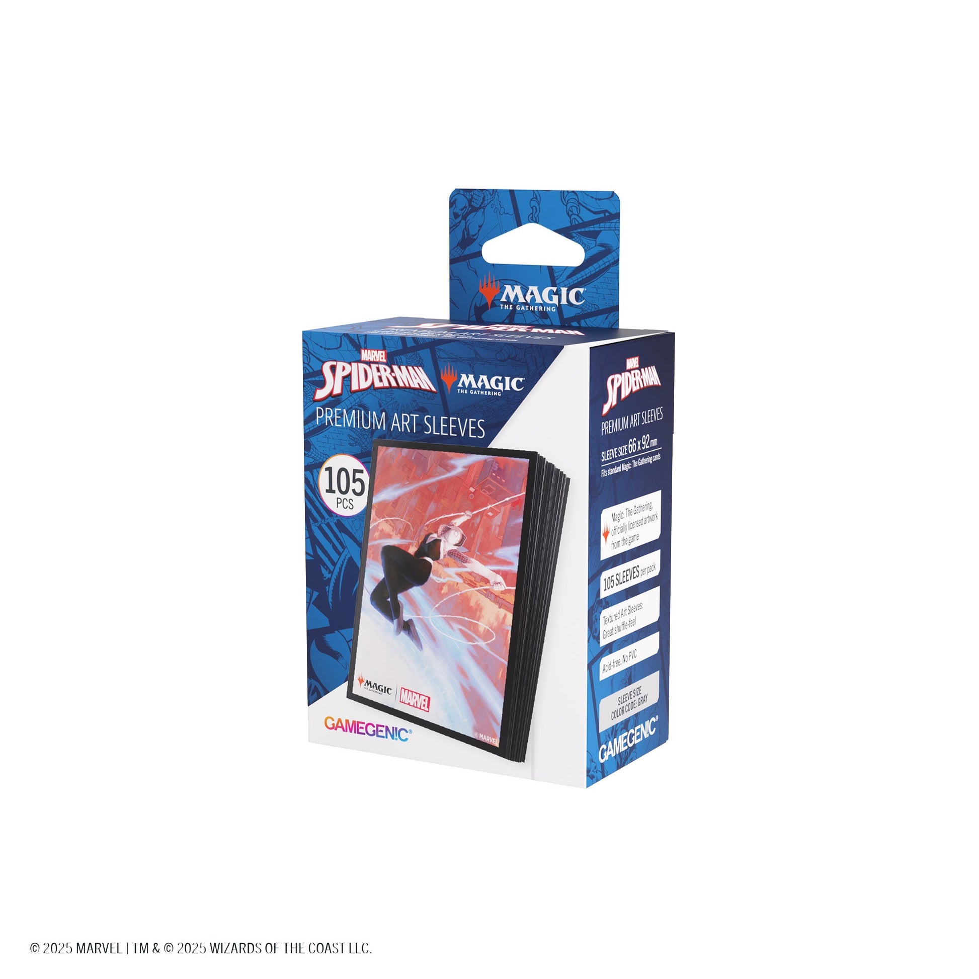 Magic: The Gathering | Marvel's Spider-Man Premium Art Sleeves - Spider-Gwen Bọc Bài Cao Cấp Gamegenic - Hình ảnh bổ sung 6