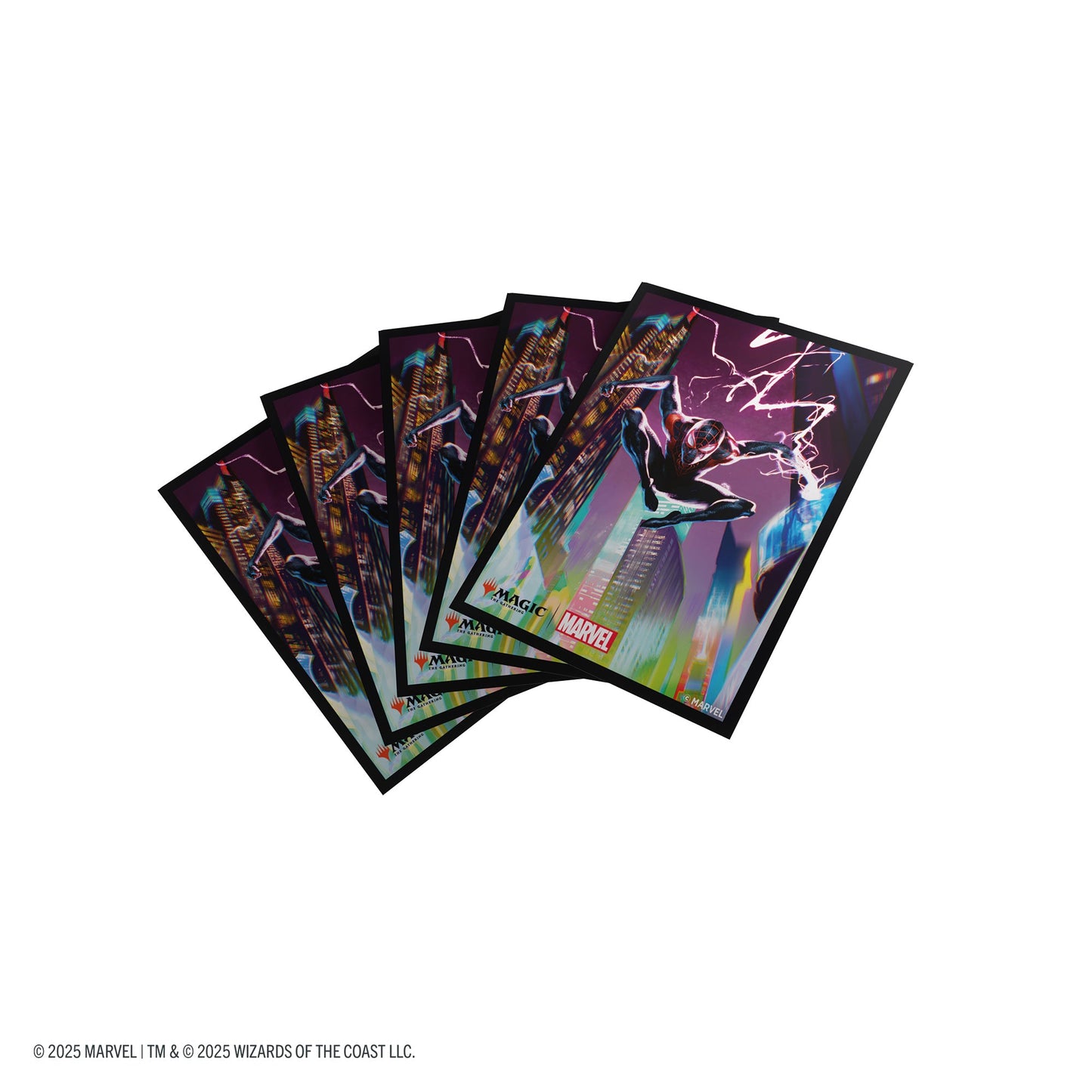 Magic: The Gathering | Marvel's Spider-Man Premium Art Sleeves - Spider-Man Miles Morales - Túi bọc bài cao cấp - Gamegenic - Hình ảnh sản phẩm