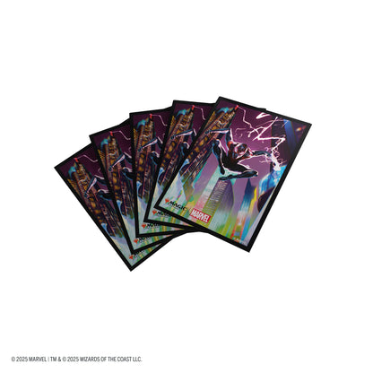 Magic: The Gathering | Marvel's Spider-Man Premium Art Sleeves - Spider-Man Miles Morales - Túi bọc bài cao cấp - Gamegenic - Hình ảnh sản phẩm