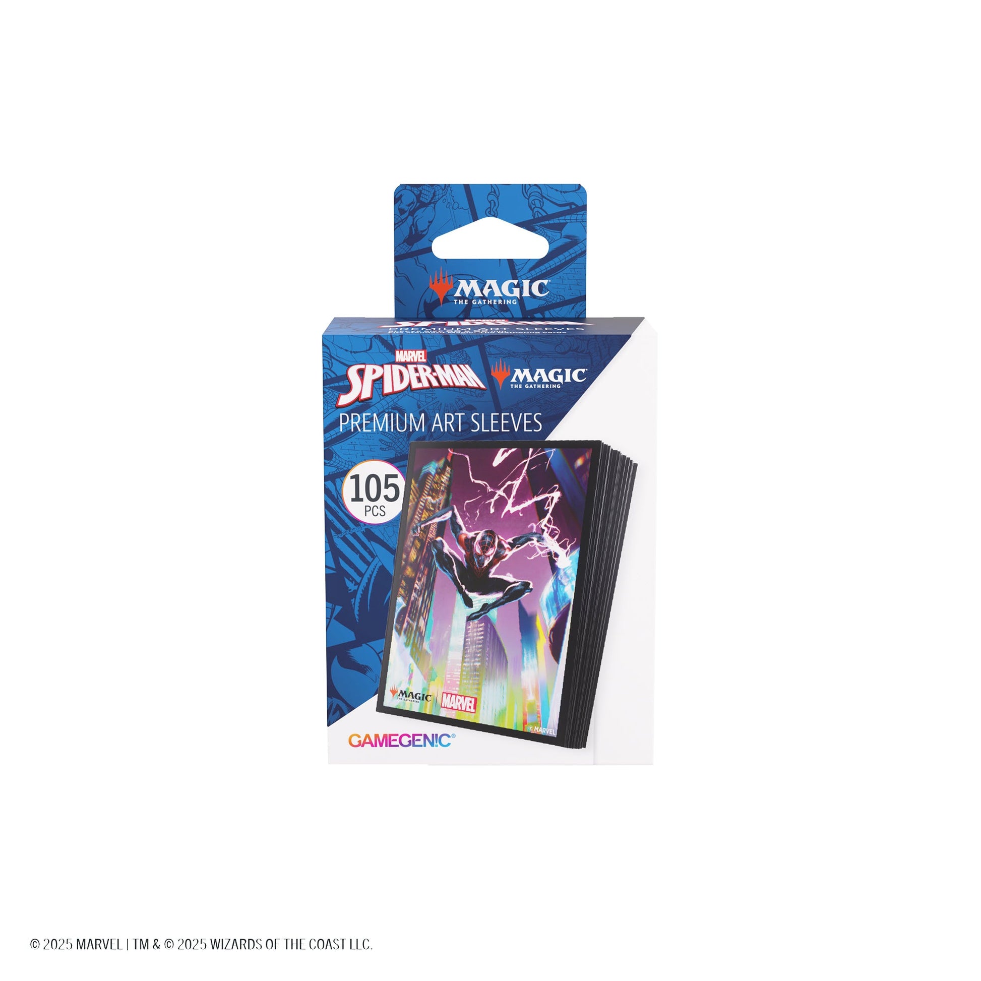Magic: The Gathering | Marvel's Spider-Man Premium Art Sleeves - Spider-Man Miles Morales - Túi bọc bài cao cấp - Gamegenic - Hình ảnh bổ sung 5