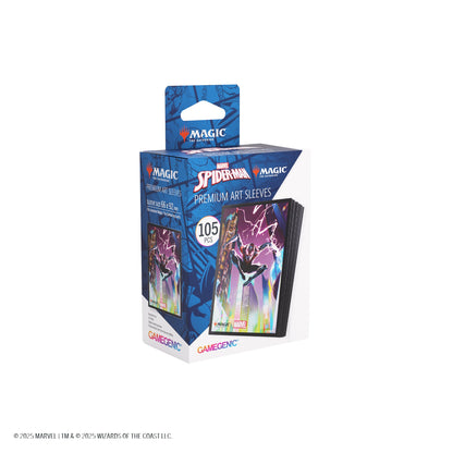 Magic: The Gathering | Marvel's Spider-Man Premium Art Sleeves - Spider-Man Miles Morales - Túi bọc bài cao cấp - Gamegenic - Hình ảnh bổ sung 4