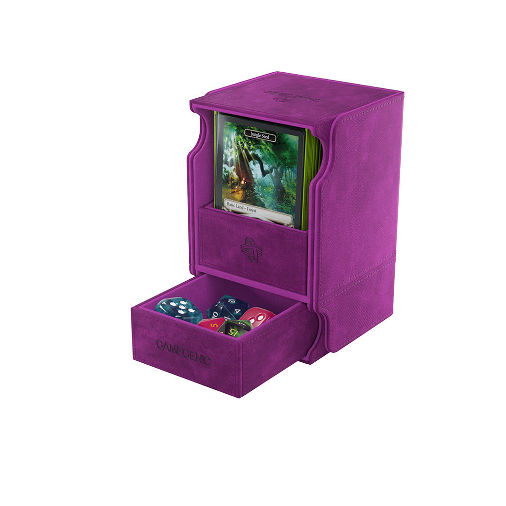 Watchtower 100+ XL Purple - Hộp Đựng Bài Deck Box Cao Cấp Gamegenic