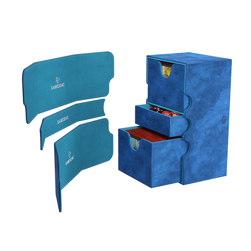 Stronghold 200+ XL Blue - Hộp Đựng Bài TCG Cao Cấp - Gamegenic - Góc nhìn khác 3