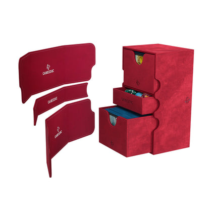 Stronghold 200+ XL Red - Hộp Đựng Bài Deck Box Dung Lượng Lớn - Gamegenic - Góc nhìn khác 3