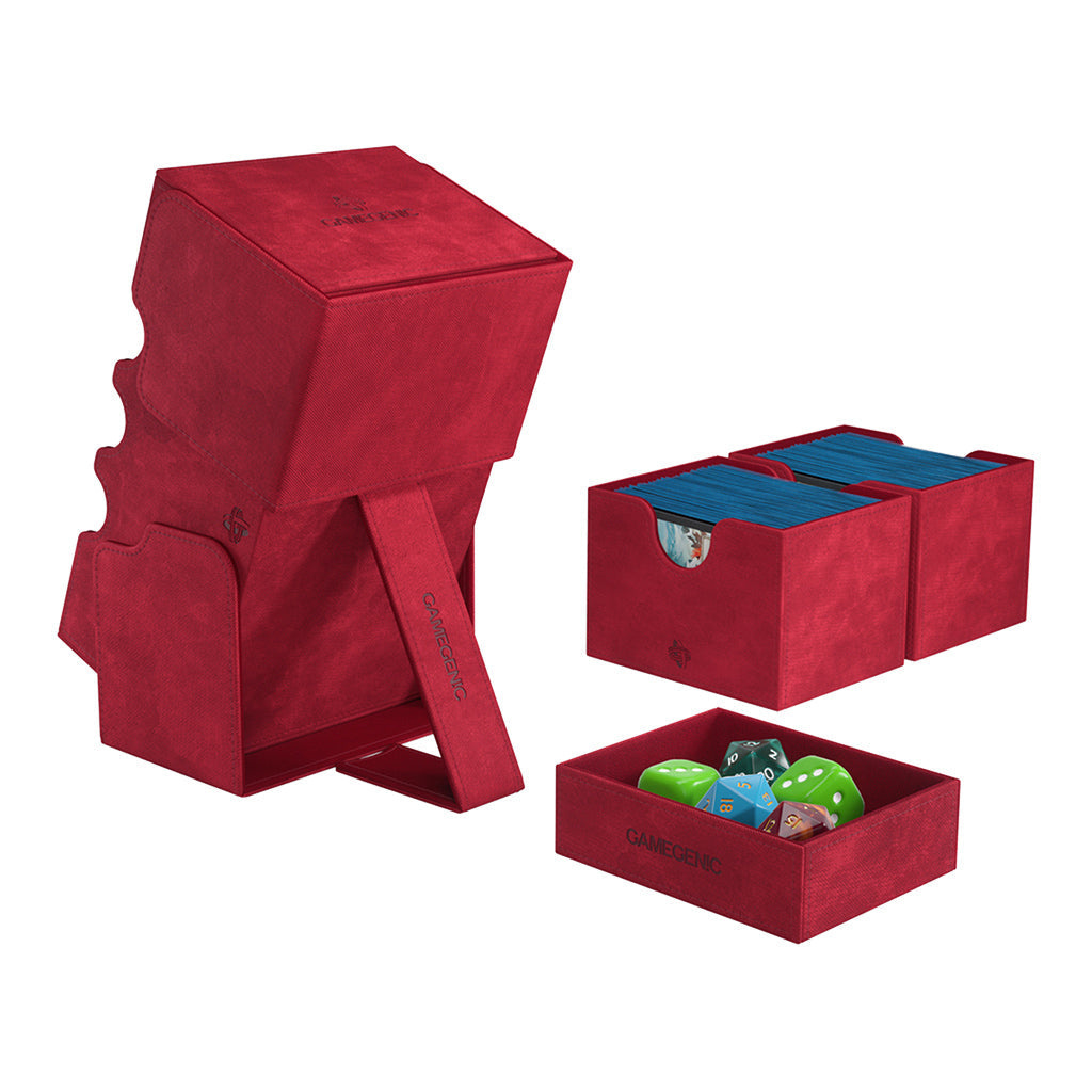 Stronghold 200+ XL Red - Hộp Đựng Bài Deck Box Dung Lượng Lớn - Gamegenic - Hình ảnh bổ sung 4