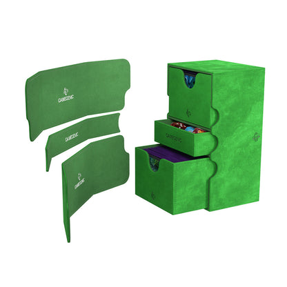 Stronghold 200+ XL Green - Hộp Đựng Bài Deck Box Cao Cấp Gamegenic - Góc nhìn khác 3
