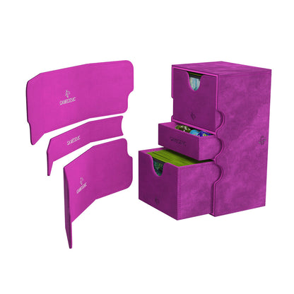 Stronghold 200+ XL Purple - Hộp Đựng Bài TCG Cao Cấp Gamegenic - Góc nhìn khác 3