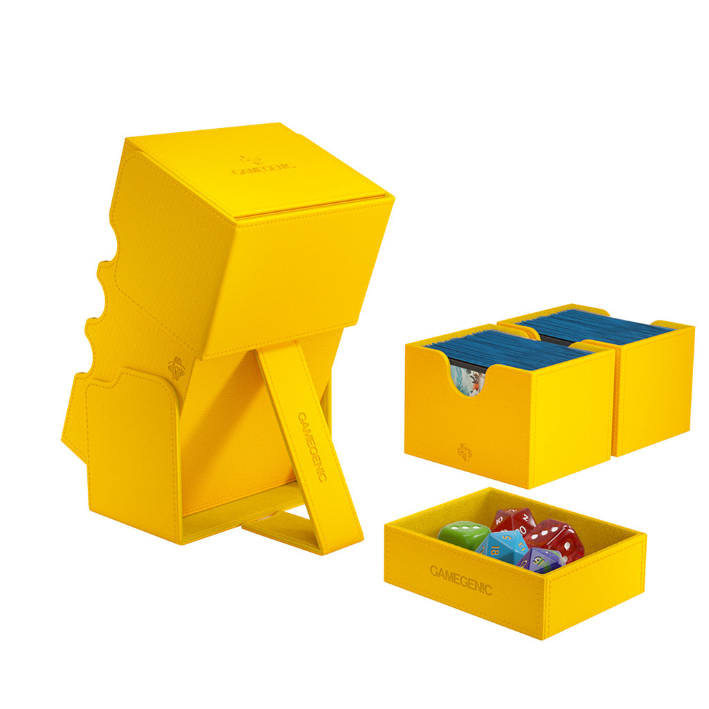 Stronghold 200+ XL Yellow - Hộp Đựng Thẻ Bài 200+ Thẻ Double-Sleeved - Gamegenic - Hình ảnh bổ sung 4