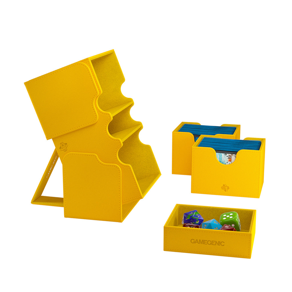 Stronghold 200+ XL Yellow - Hộp Đựng Thẻ Bài 200+ Thẻ Double-Sleeved - Gamegenic - Hình ảnh bổ sung 5