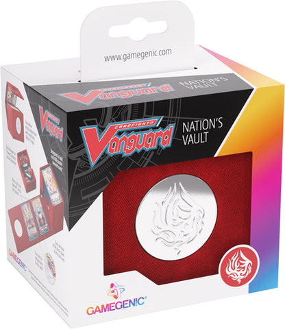 Cardfight Vanguard Nation's Vault - Dragon Empire (Red) - Hộp đựng bài cao cấp - Gamegenic