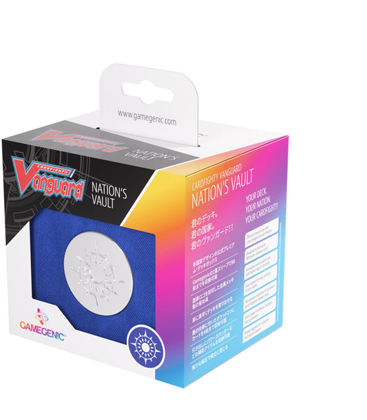 Cardfight Vanguard Nation's Vault - Dark States (Blue) - Hộp đựng bài TCG Cao Cấp - Gamegenic