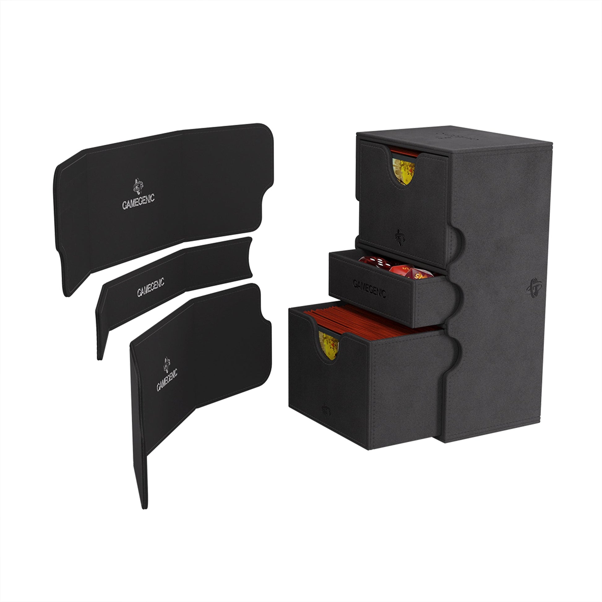 Stronghold 200+ XL Black - Hộp Đựng Bài Cao Cấp Gamegenic - Góc nhìn khác 3