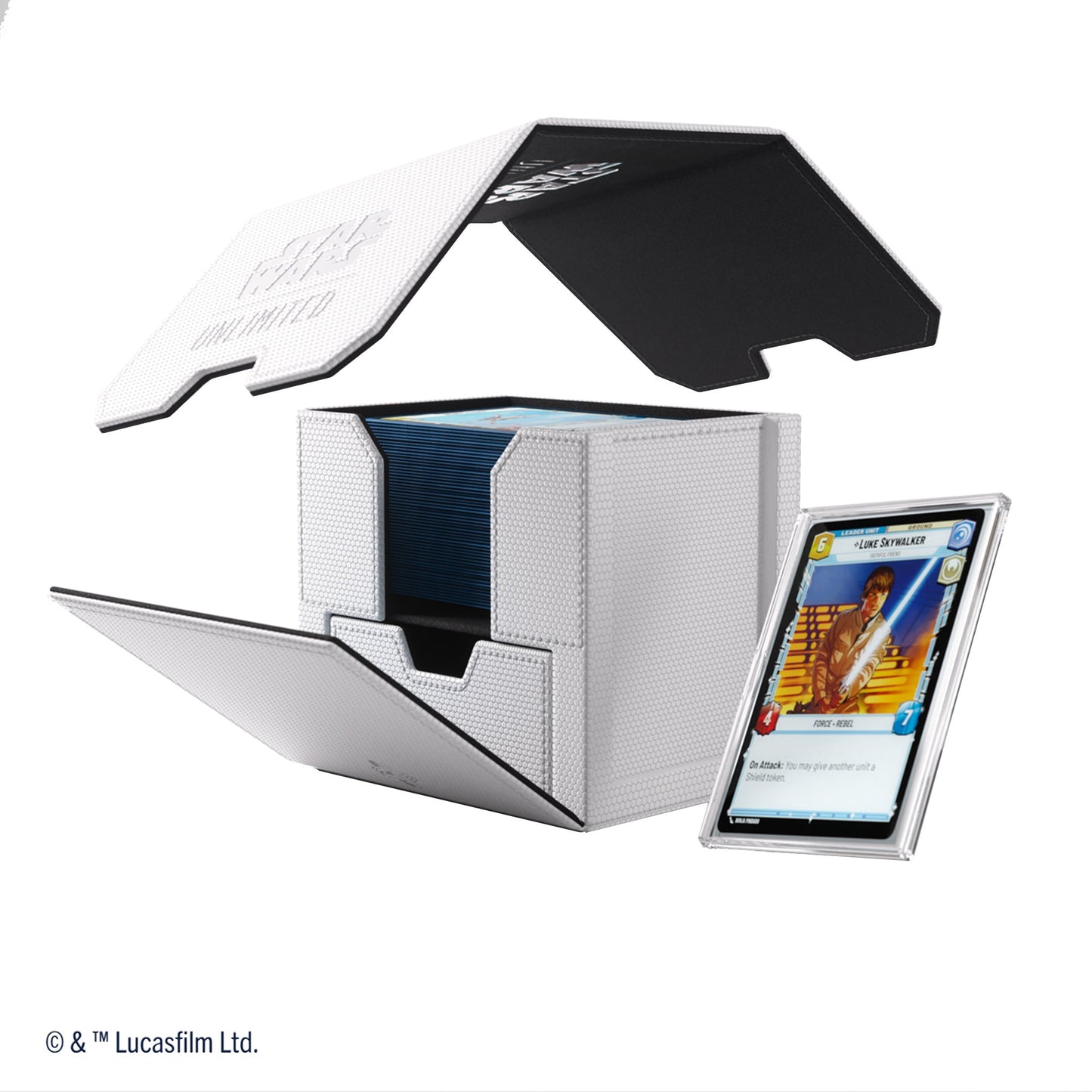 Star Wars: Unlimited Deck Pod - White/Black - Hộp Đựng Bài Cao Cấp Gamegenic