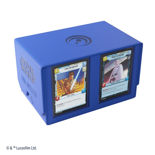 Star Wars: Unlimited Double Deck Pod - Blue - Hộp Đựng Thẻ Bài 2 Ngăn Cao Cấp Gamegenic