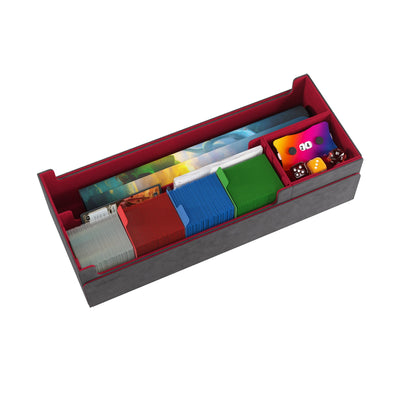 Cards' Lair 1000+ PRO Grey/Red - Hộp đựng thẻ bài và phụ kiện cao cấp - Gamegenic