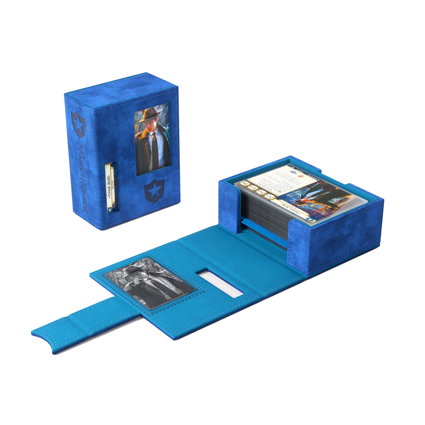 Arkham Horror Investigator Deck Tome - Guardian (Blue) - Hộp đựng bài cao cấp - Gamegenic