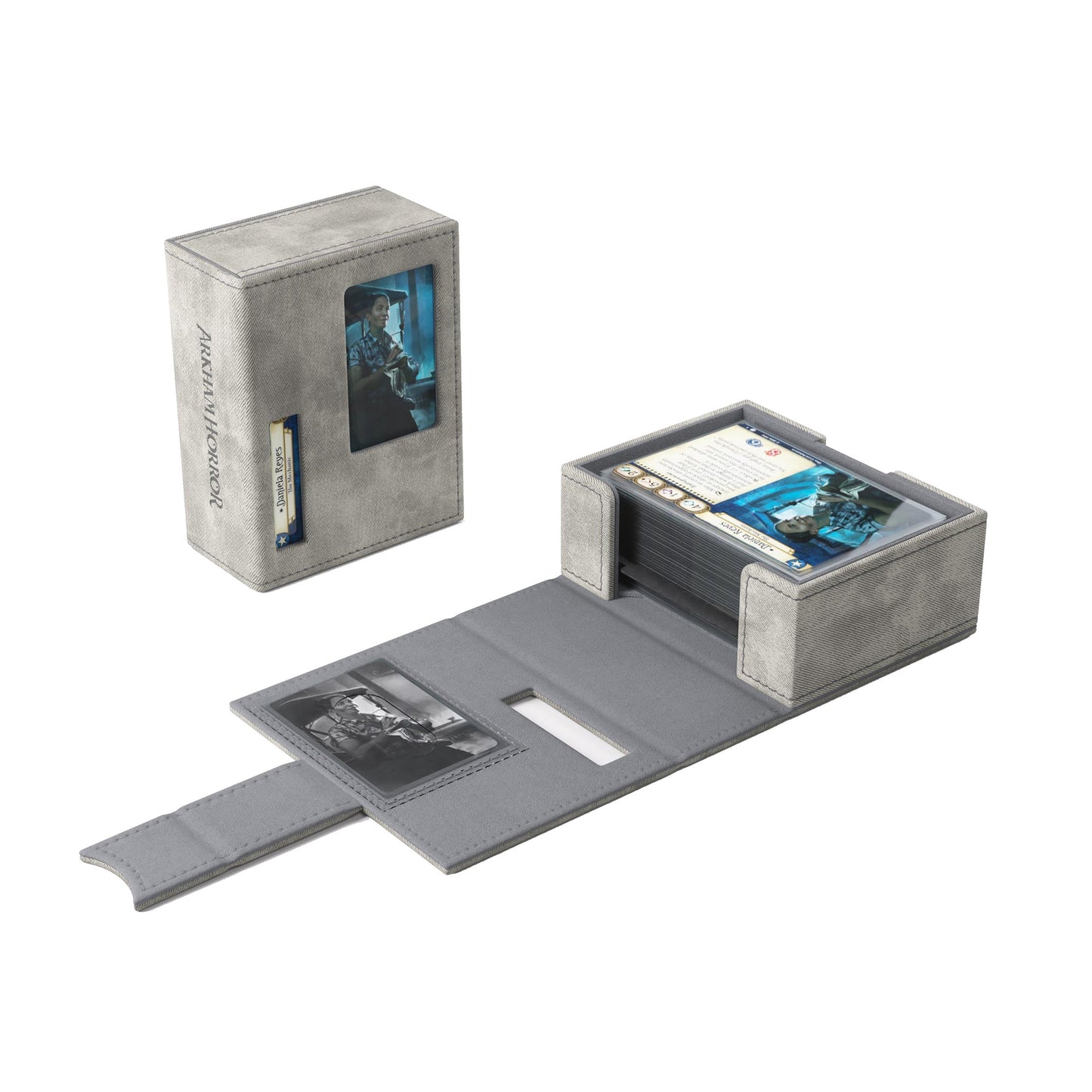 Arkham Horror Investigator Deck Tome - Neutral (Gray) - Hộp đựng bài cao cấp - Gamegenic