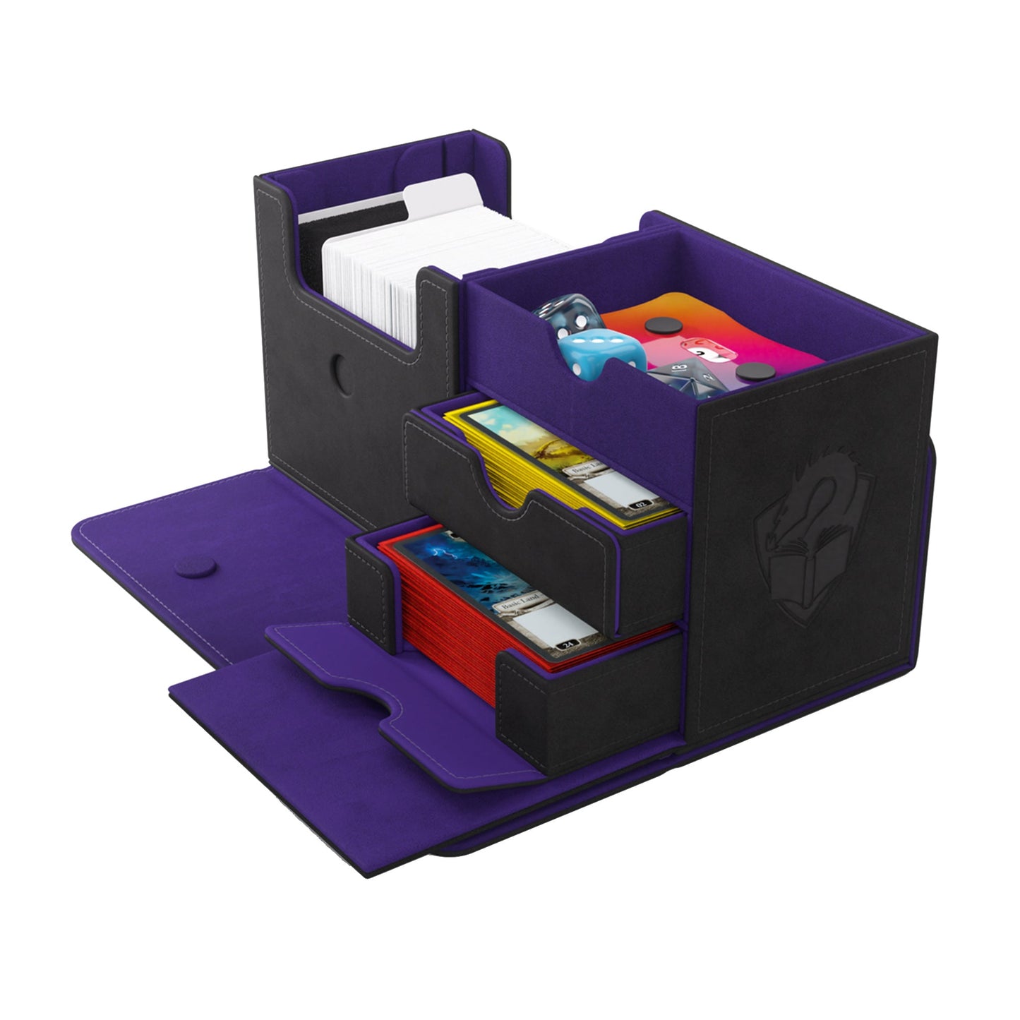 The Academic 133+ XL Black/Purple - Hộp Đựng Bài Deck Box Cao Cấp - Gamegenic