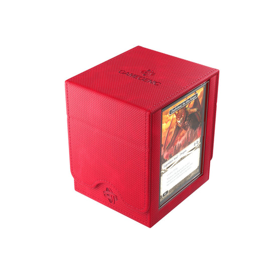 Squire Plus 100+ XL Convertible Deck Box Red - Hộp Đựng Bài Commander Cao Cấp Gamegenic