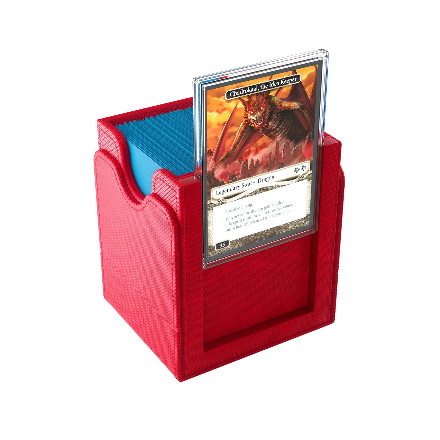 Squire Plus 100+ XL Convertible Deck Box Red - Hộp Đựng Bài Commander Cao Cấp Gamegenic