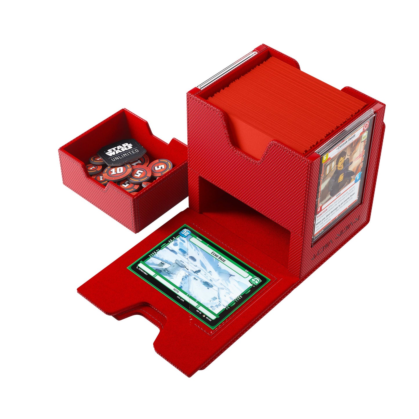 Star Wars: Unlimited Twin Suns Deck Pod Red - Hộp Đựng Bài TCG Cao Cấp - Gamegenic