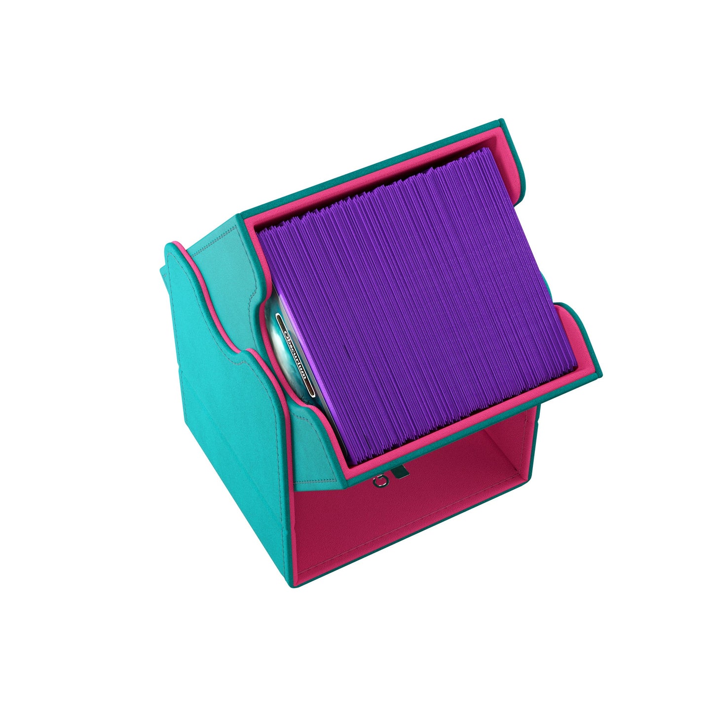 Squire 100+ XL Convertible Teal/Pink - Hộp Đựng Bài TCG Cao Cấp - Gamegenic