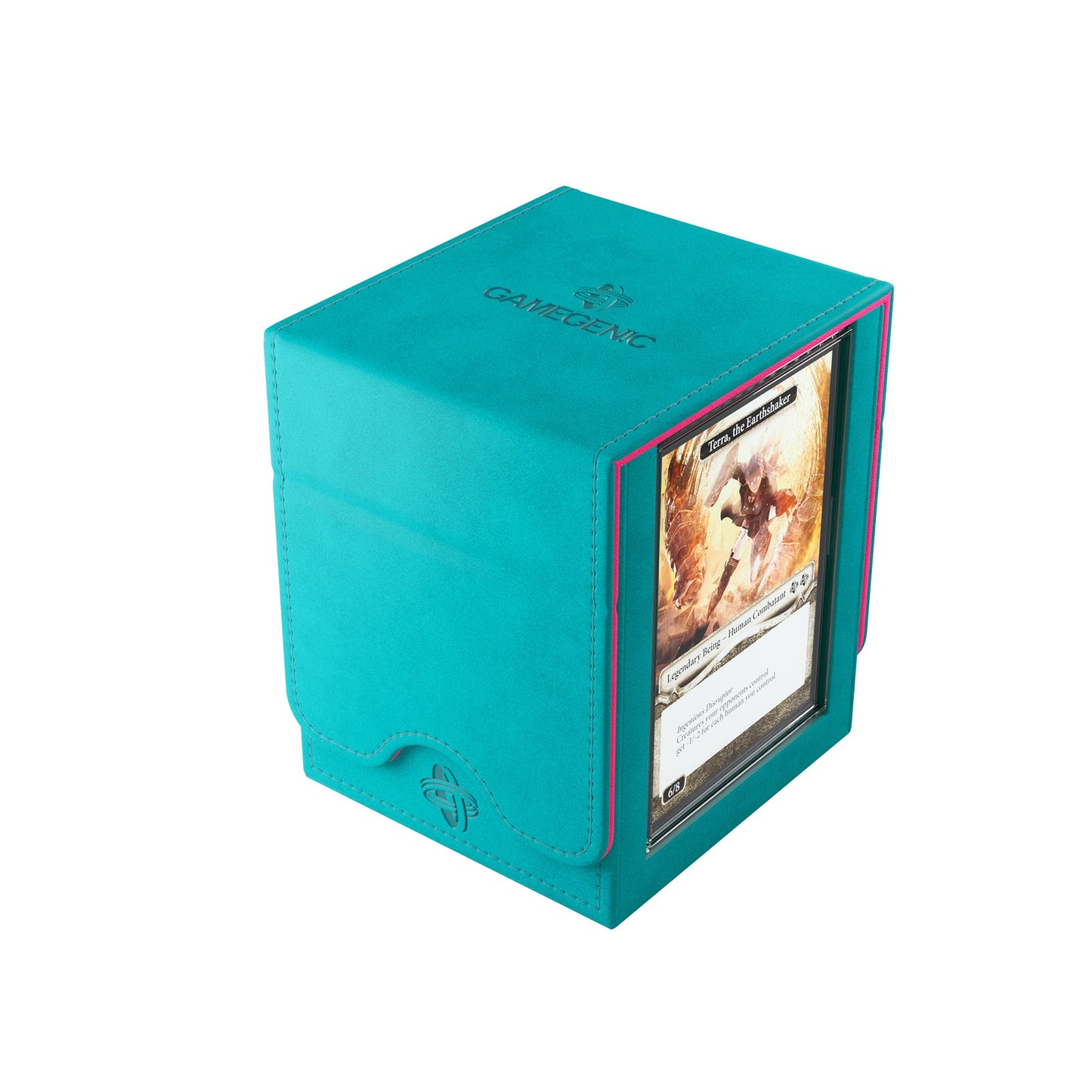 Squire Plus 100+ XL Convertible Teal/Pink - Hộp Đựng Bài Deck Box Cao Cấp - Gamegenic